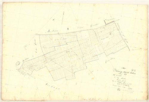 Dierrey-Saint-Julien, section C dite des chaillots, feuille n° 3, parcelles n° 1486-1865