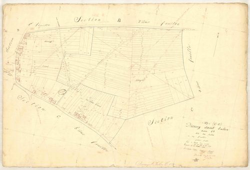 Dierrey-Saint-Julien, section C dite des chaillots, feuille n° 4, parcelles n° 1866-2109