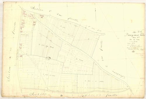 Dierrey-Saint-Julien, section C dite des chaillots, feuille n° 5, parcelles n° 2110-2401