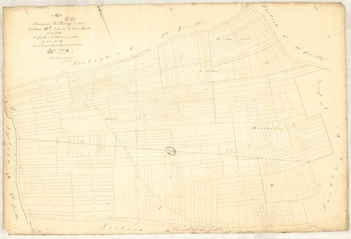 Dierrey-Saint-Julien, section D dite de la voie haute, feuille n° 1, parcelles n° 1-265