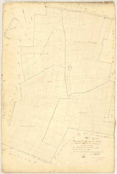 Dierrey-Saint-Julien, section E dite de Bouzanne, feuille n° 1, parcelles n° 1-326