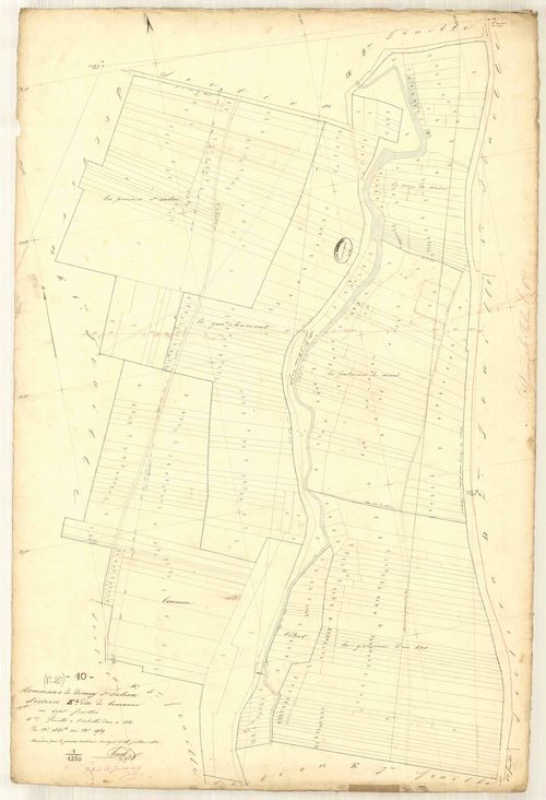 Dierrey-Saint-Julien, section E dite de Bouzanne, feuille n° 6, parcelles n° 1543-1959