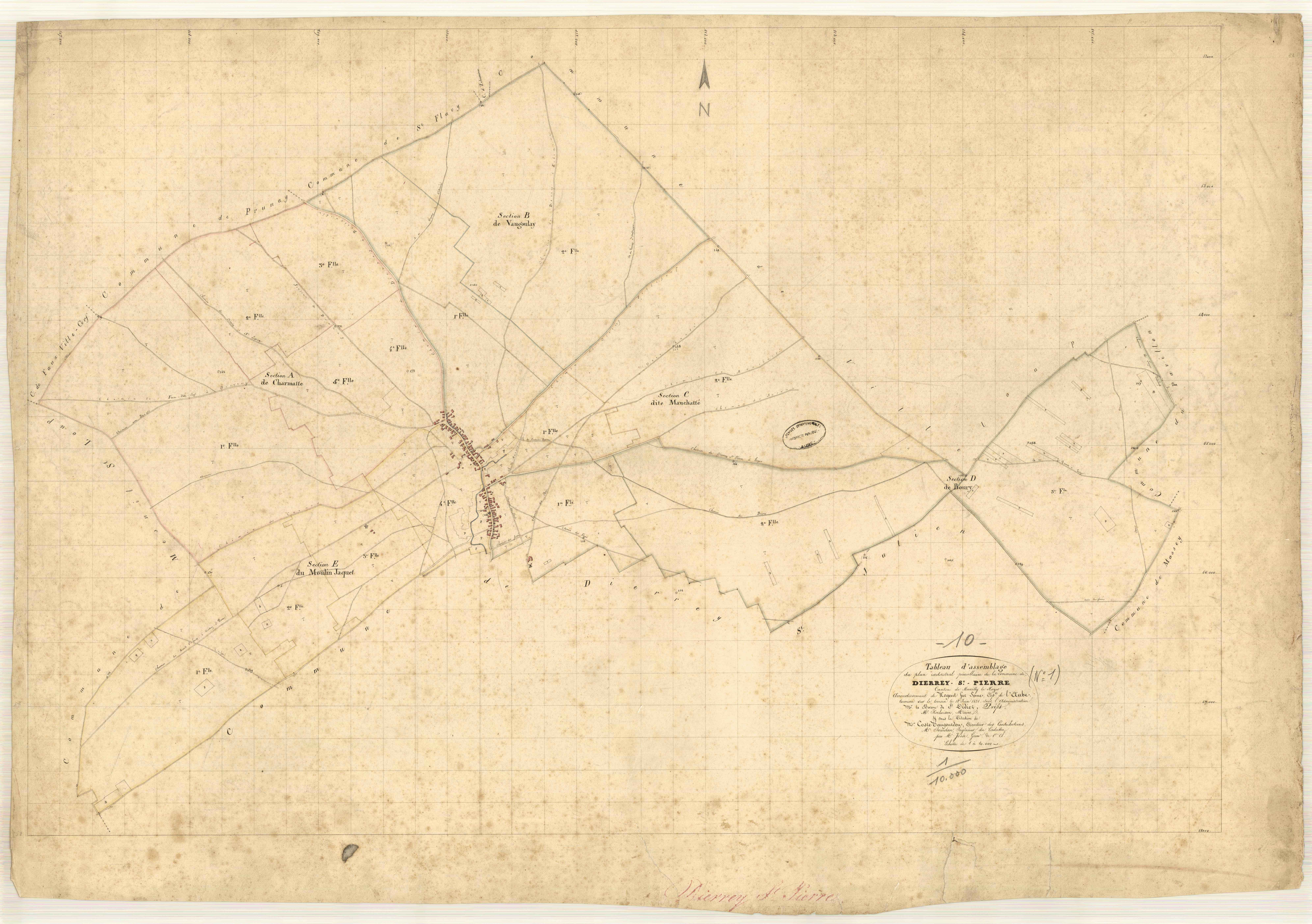 Dierrey-Saint-Pierre, tableau d'assemblage