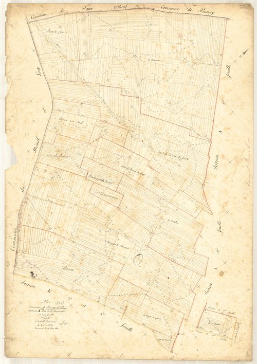 Dierrey-Saint-Pierre, section A dite de la charmatte, feuille n° 1, parcelles n° 1-859