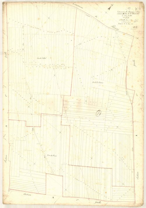 Dierrey-Saint-Pierre, section A dite de la charmatte, feuille n° 2, parcelles n° 860-1152