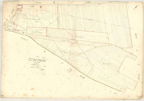 Dierrey-Saint-Pierre, section C dite de Mouchotte, feuille n° 1, parcelles n° 1-290