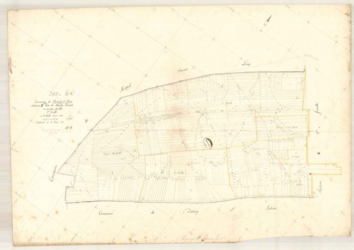 Dierrey-Saint-Pierre, section E dite du moulin Jacquet, feuille n° 1, parcelles n° 1-451