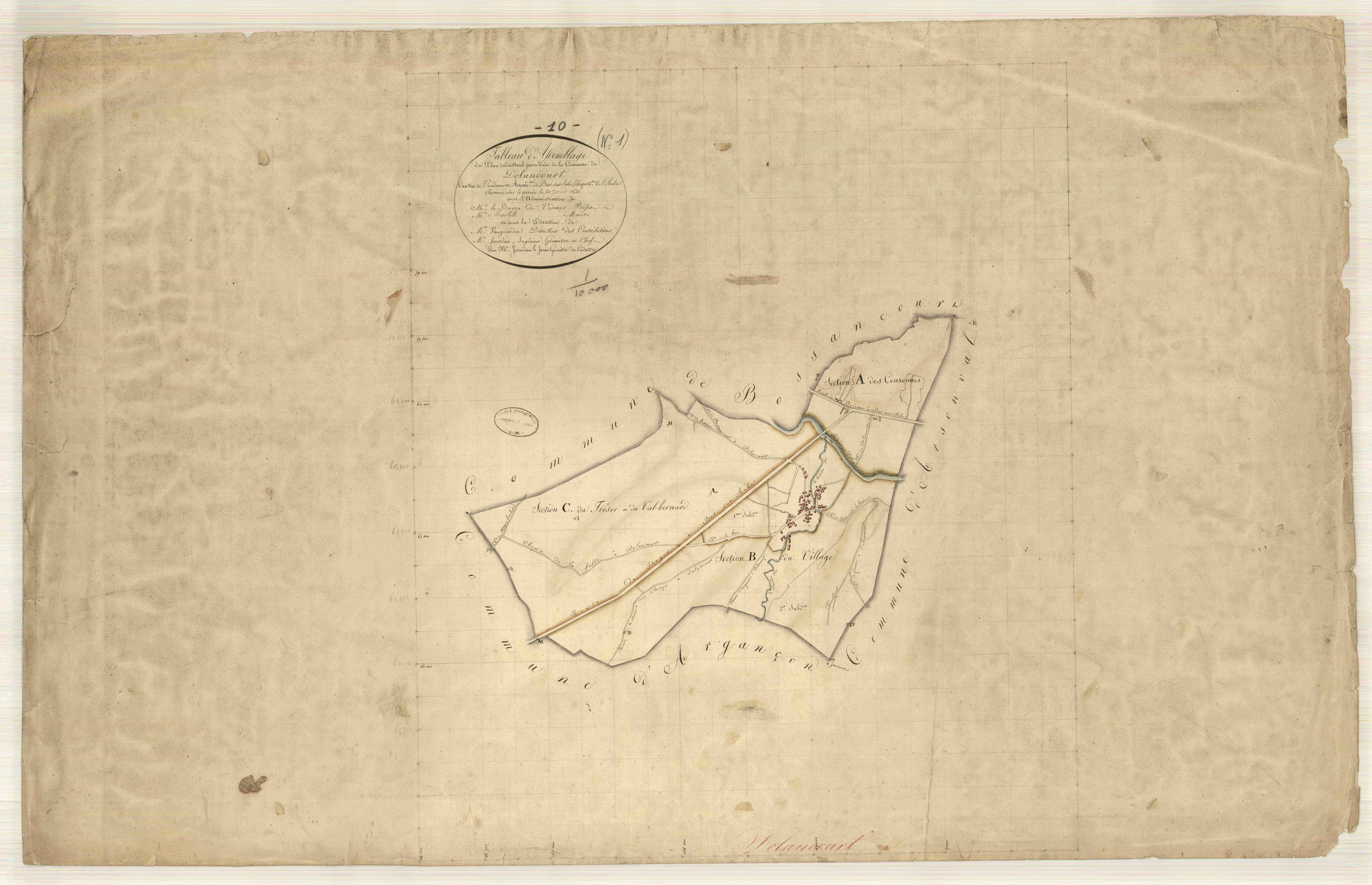 Dolancourt, tableau d'assemblage
