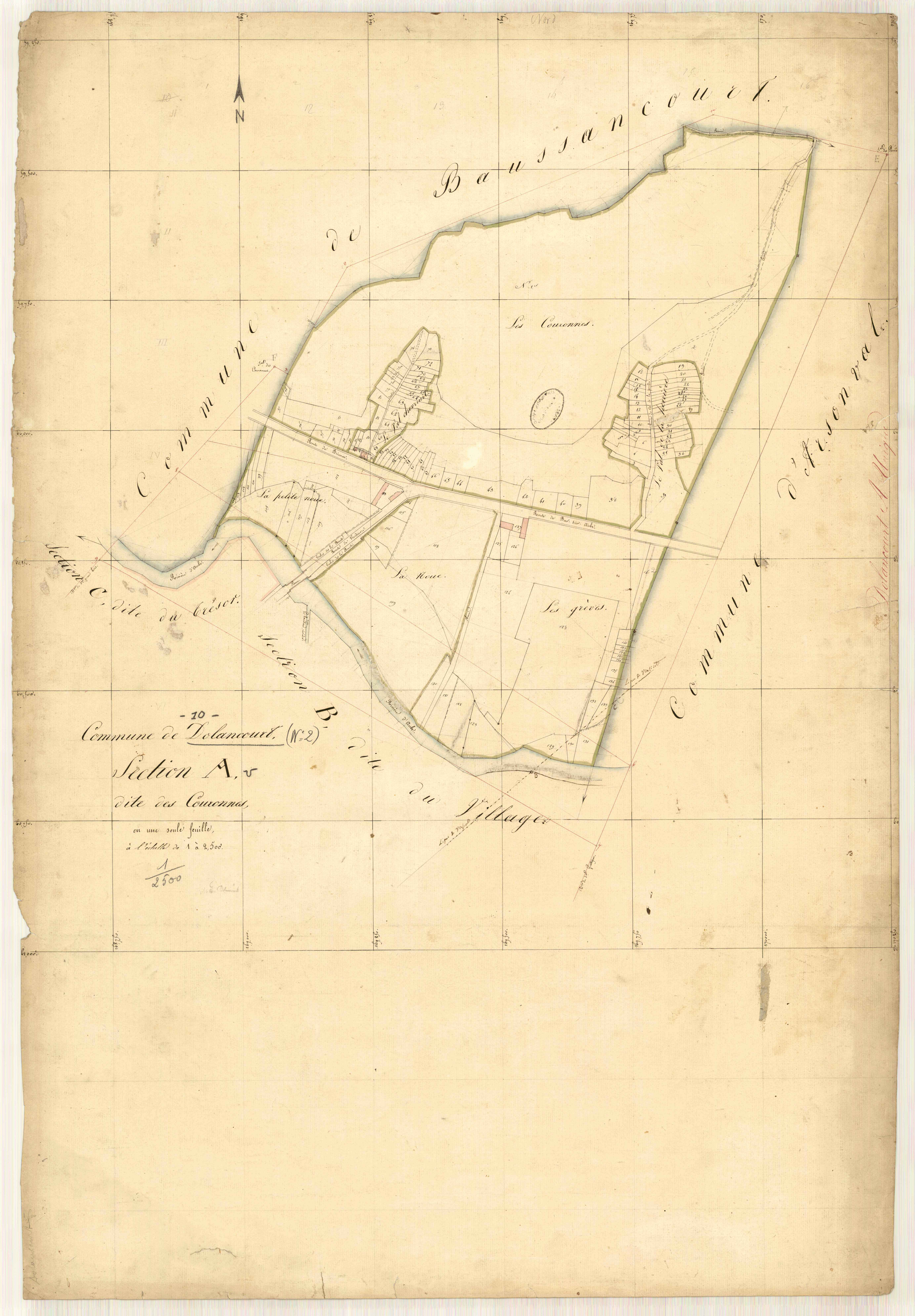 Dolancourt, section A dite des couronnes