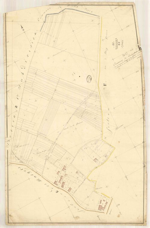 Dosches, section B dite du hameau de Rosson, feuille n° 2