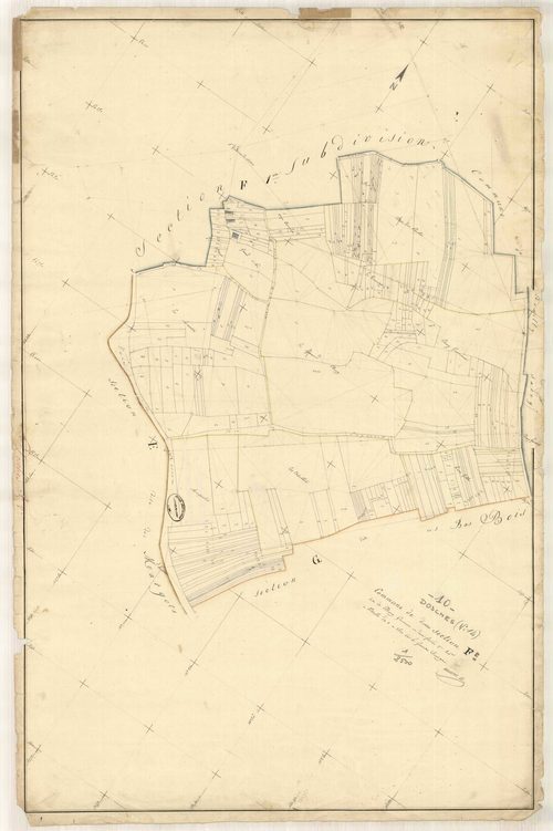 Dosches, section F dite de l'étang Grimaux, feuille n° 2