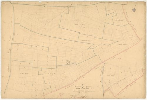 Dosnon, section A dite des Fes, feuille n° 2, parcelles n° 251-502
