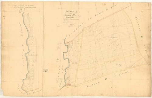Dosnon, section B dite de Vaugan, feuille n° 3, parcelles n° 1130-1268