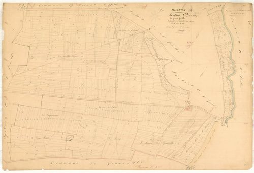 Dosnon, section C dite du village, feuille n° 3, parcelles n°513-1029