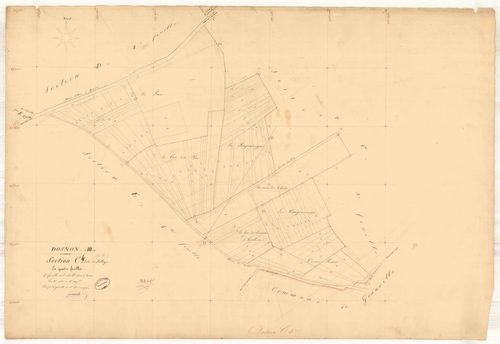 Dosnon, section C dite du village, feuille n° 4, parcelles n° 1030-1119