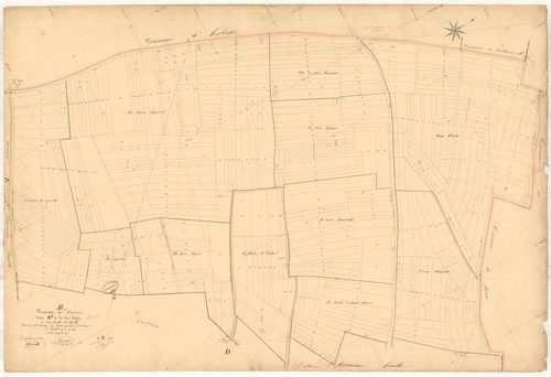 Dosnon, section D dite de la Noue Marion, feuille n° 1, parcelles n° 1-374