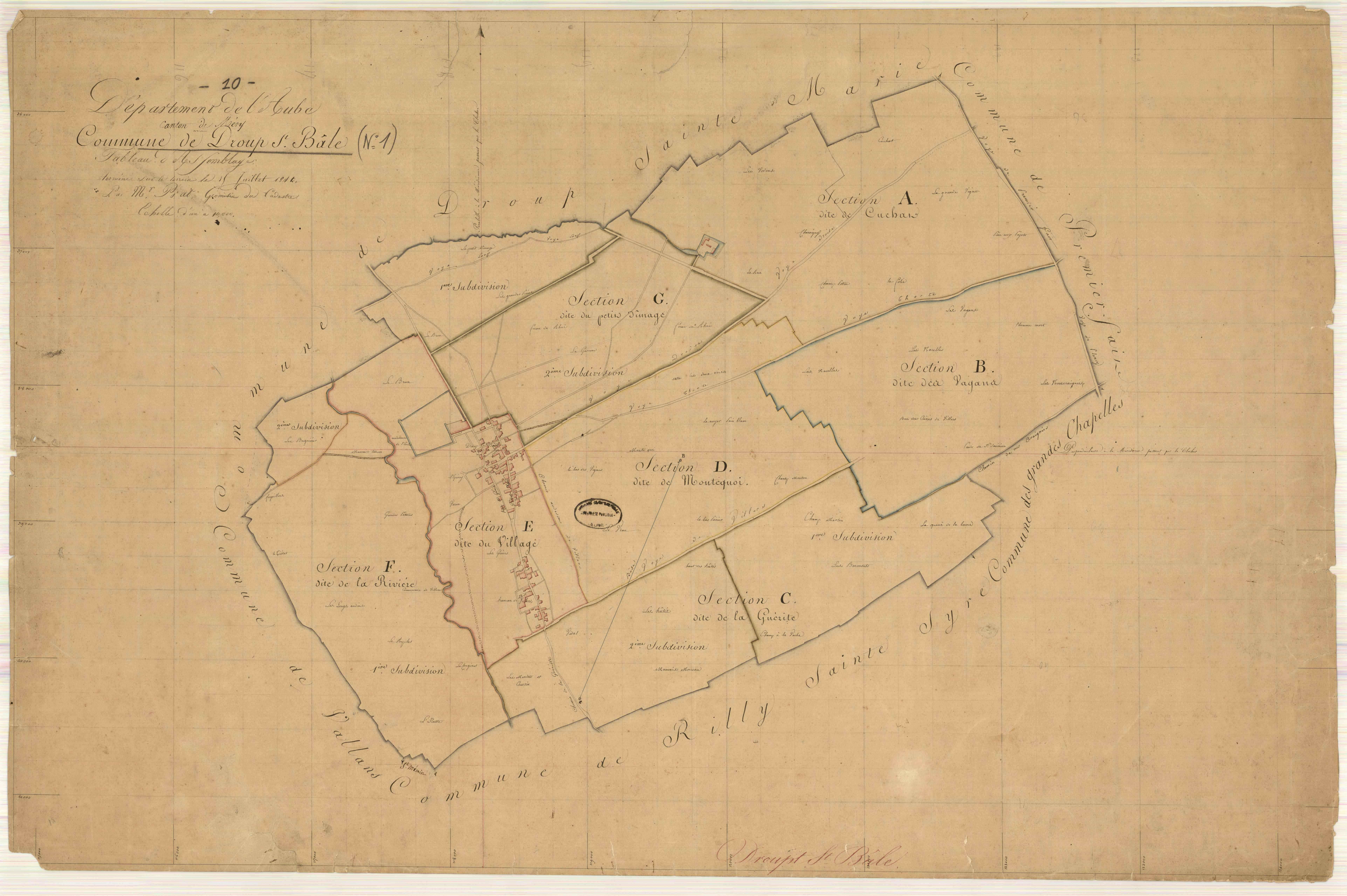 Droupt-Saint-Basle, tableau d'assemblage