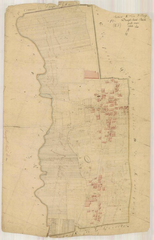 Droupt-Saint-Basle, section E dite du village
