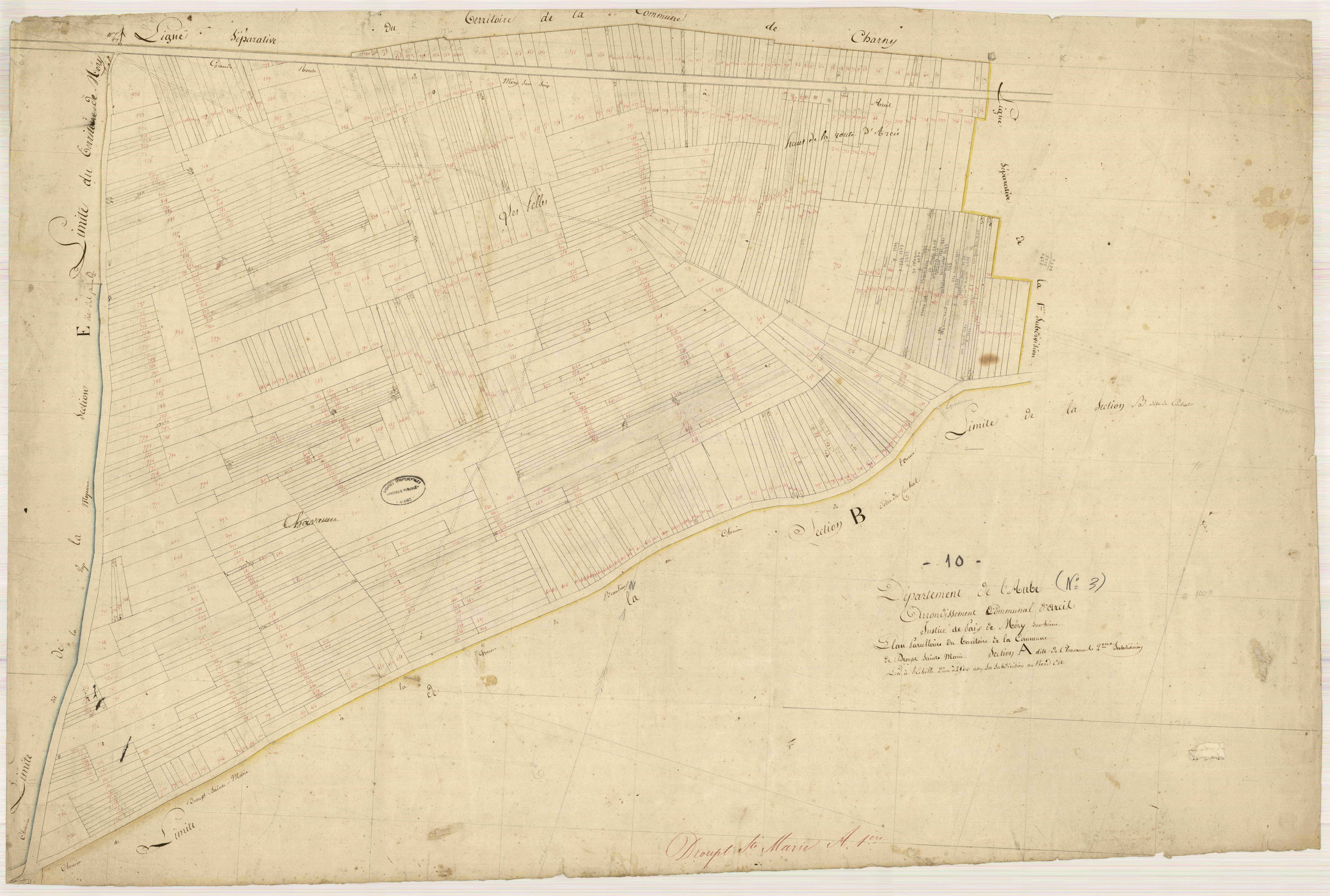 Droupt-Sainte-Marie, section A dite de Chavanne, feuille n° 2