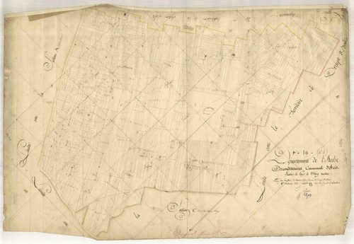 Droupt-Sainte-Marie, section B dite des vignes et Cuchat, feuille n° 1