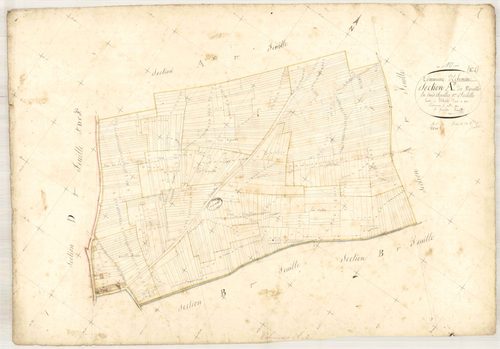 Echemines, section A dite des vignettes, feuille n° 3