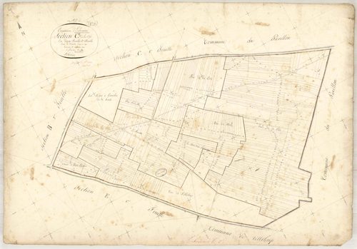 Echemines, section C dite de la côte, feuille n° 2