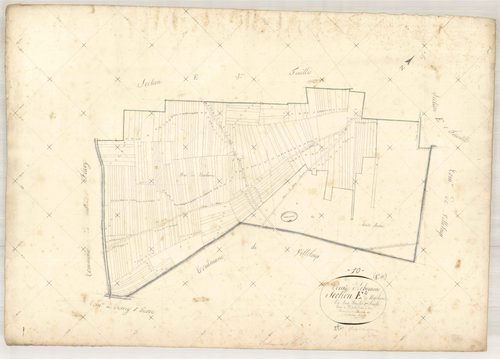 Echemines, section E dite de Nachant, feuille n° 2