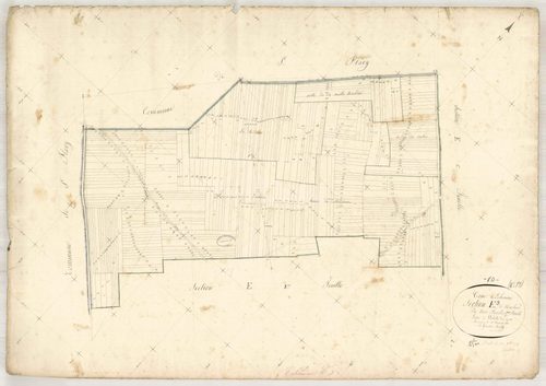 Echemines, section E dite de Nachant, feuille n° 3