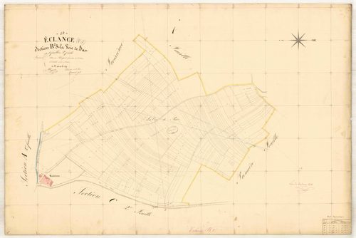 Eclance, section B dite la voie de Bar, feuille n° 2, parcelles n°194-429
