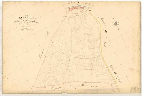 Eclance, section C dite chemin de Trannes, feuile n° 2, parcelles n°247-583