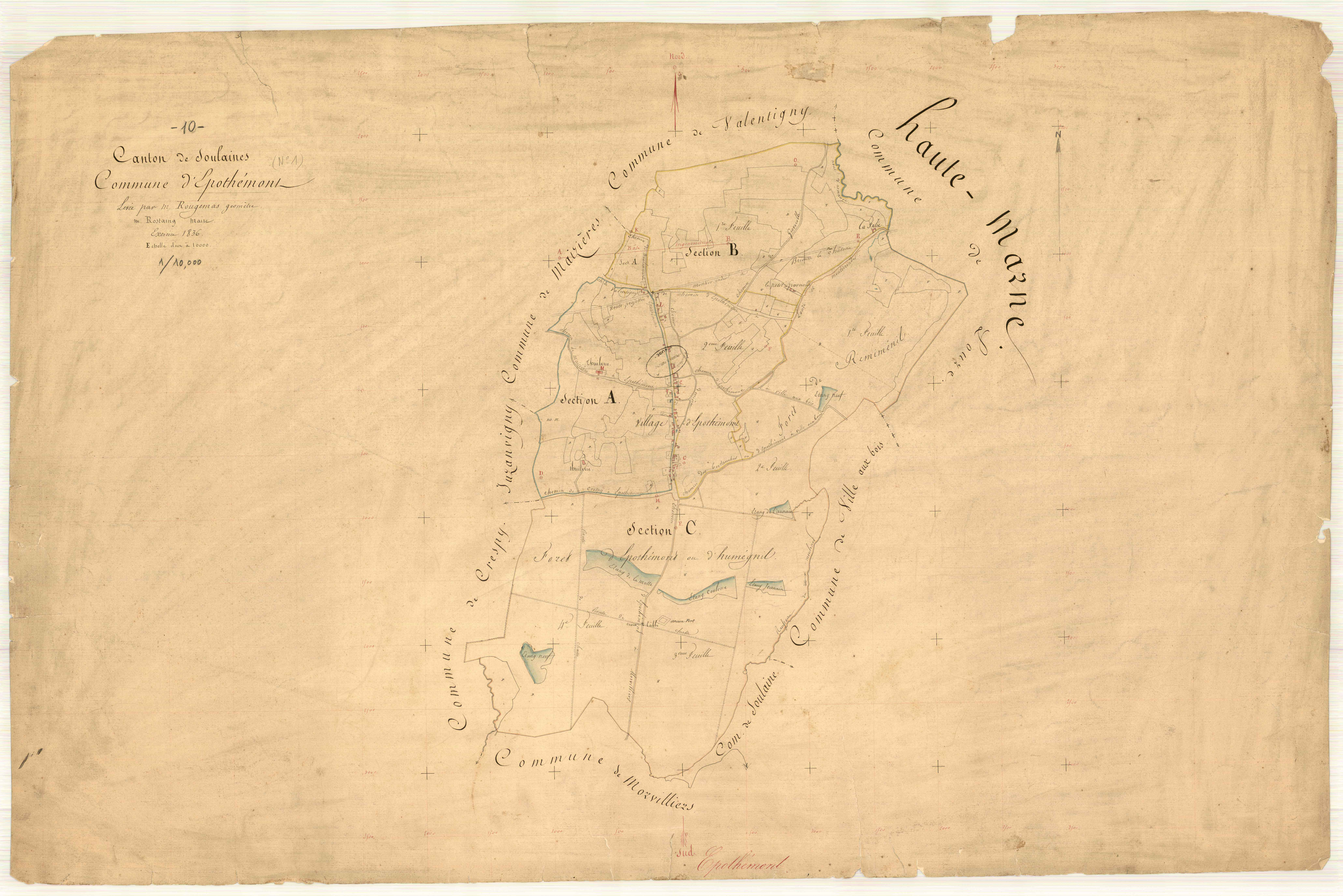 Epothémont, tableau d'assemblage