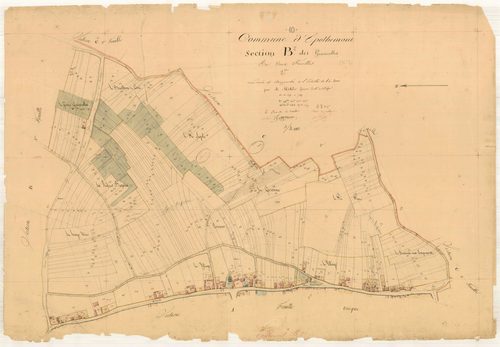 Epothémont, section B dite des graverolles, feuille n° 2, parcelles n° 339-742