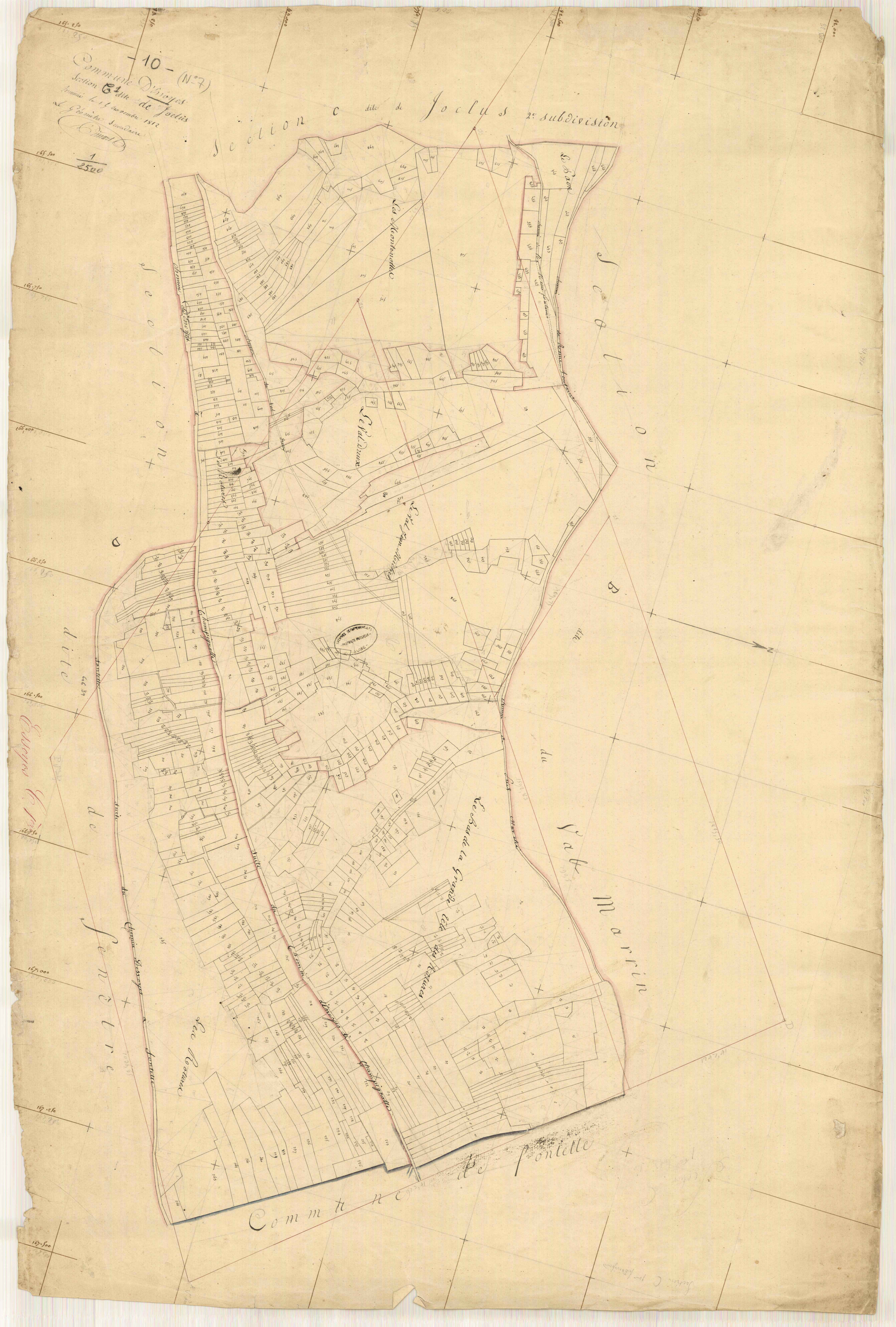 Essoyes, section C dite de Joclus, feuille n° 1