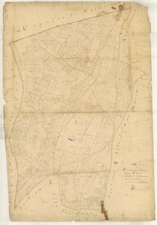 Essoyes, section A dite de Mallet, feuille n° 2