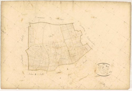 Etourvy, section A dite des herbues, feuille n° 1