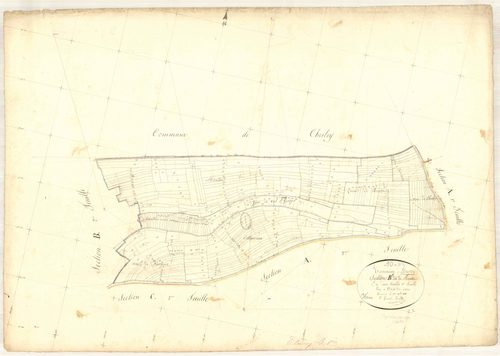 Etourvy, section B dite de Montot, feuille n° 1