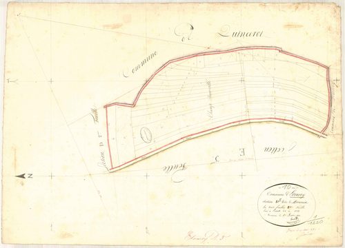 Etourvy, section D dite de Monmin, feuille n° 3