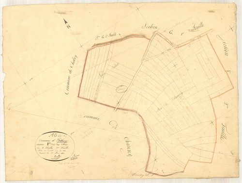Etourvy, section F dite des Corées, feuille n° 1