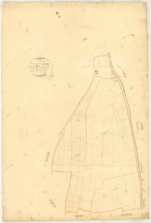 Etourvy, section F dite des Corées, feuille n° 5