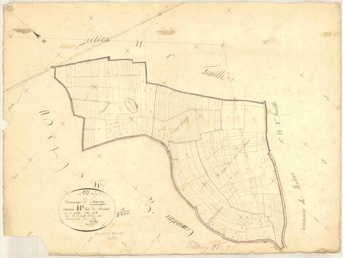 Etourvy, section H dite de Binanté, feuille n° 2