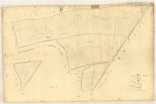 Feuges, section D dite de Montorge, feuille n° 2