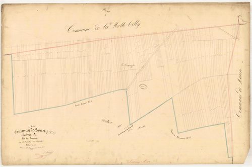 Fontenay-de-Bossery, section A dite du Levant, feuille n° 1