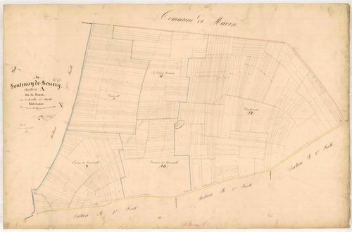 Fontenay-de-Bossery, section A dite du Levant, feuille n° 3
