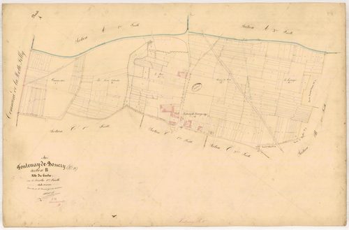 Fontenay-de-Bossery, section B dite du Centre, feuille n° 1