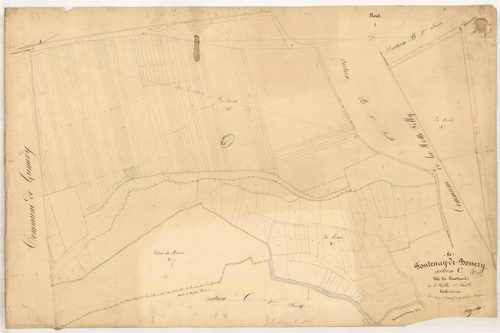 Fontenay-de-Bossery, section C dite du Couchant, feuille n° 1