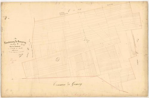 Fontenay-de-Bossery, section C dite du Couchant, feuille n° 4