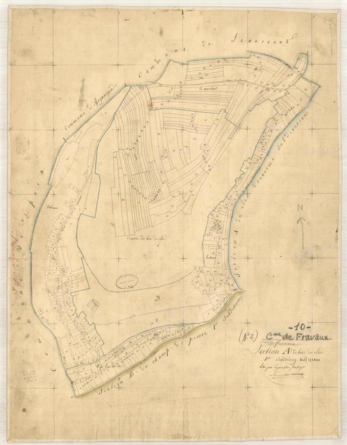 Fravaux, section A dite du Bois du Clos, feuille n° 1
