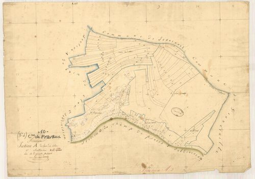 Fravaux, section A dite du Bois du Clos, feuille n° 3