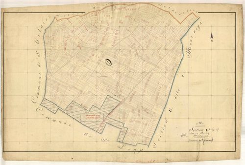 Gélannes, section F dite de Berdy, feuille n° 2