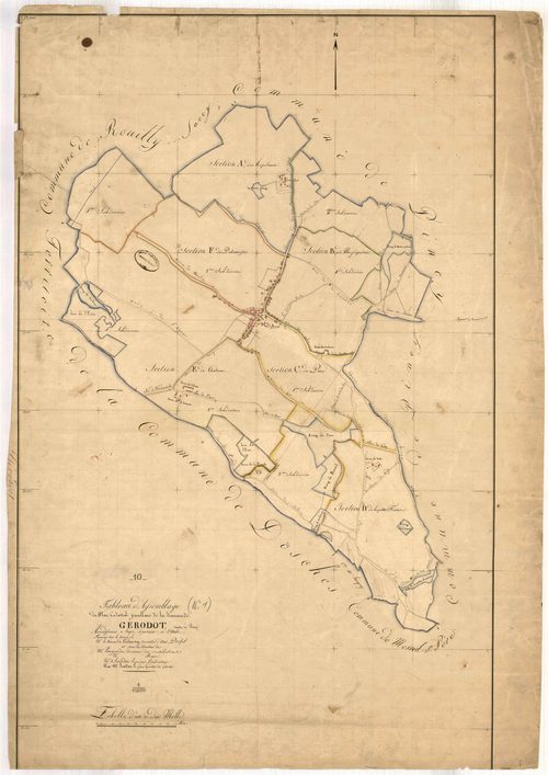 Géraudot, tableau d'assemblage